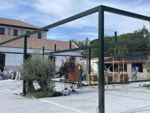 Instalación acristalamiento MON, El Pardo COMPASS RESEARCH