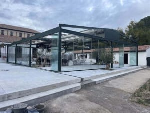 Instalación acristalamiento MON, El Pardo COMPASS RESEARCH